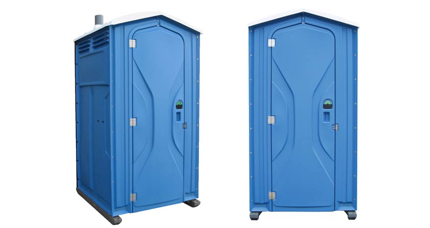 Long-term porta potty units on site in Auburn, California